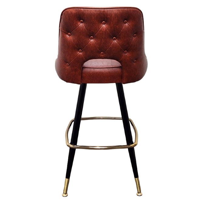Outer Tufted Cut-Out Bucket Barstool - 2586