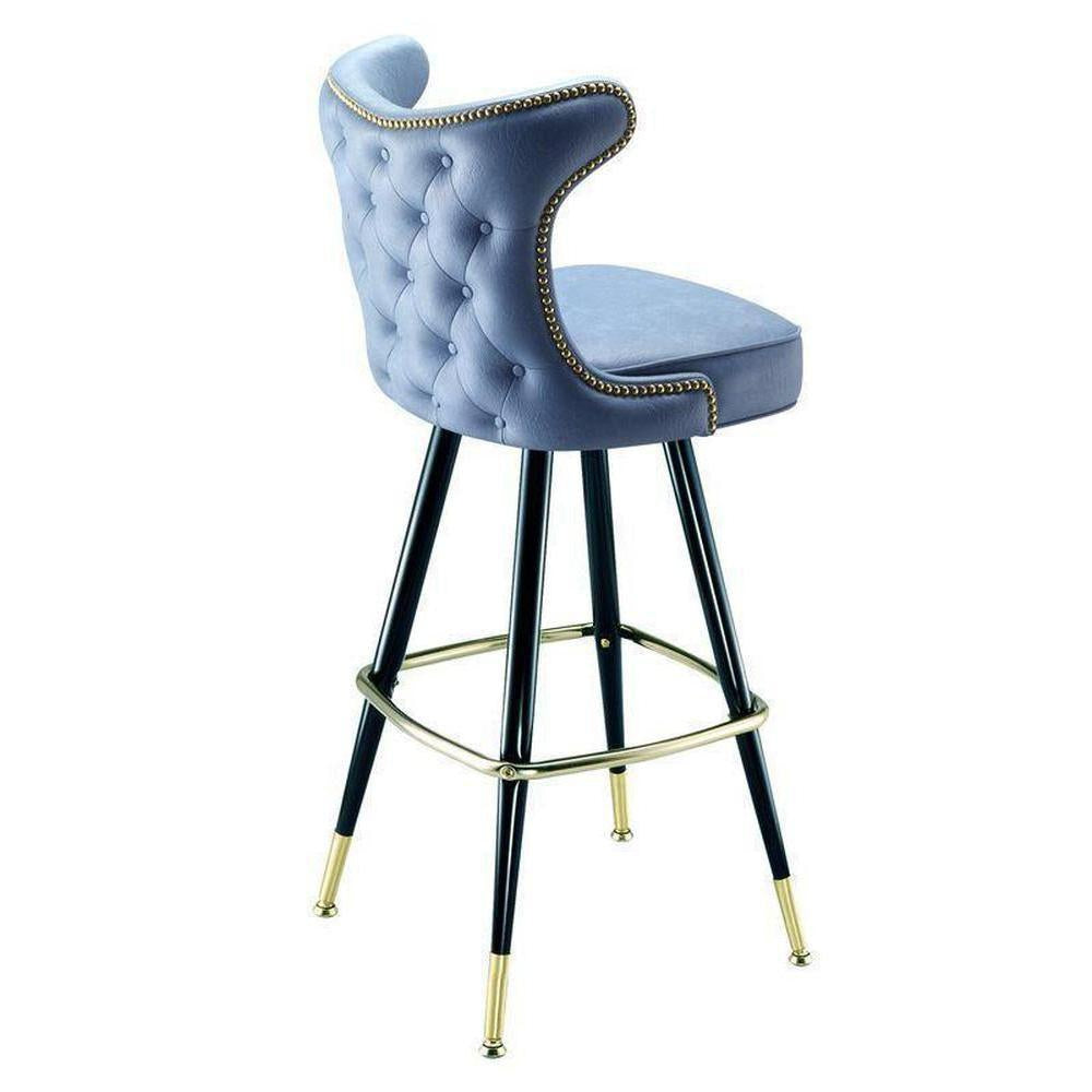 Button Tufted Cowboy Bar Stool-Richardson Seating