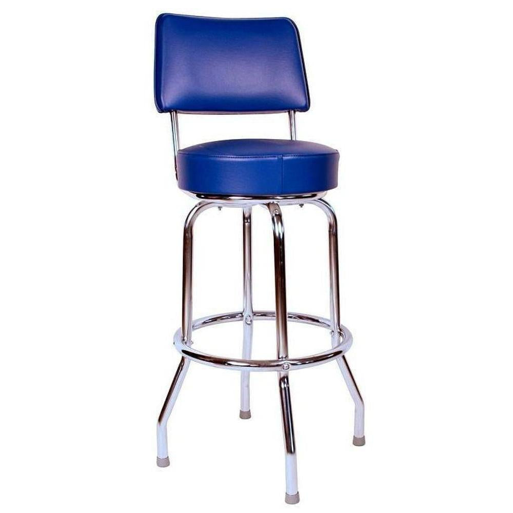 Single Ring Bar Stool with Back-Richardson Seating