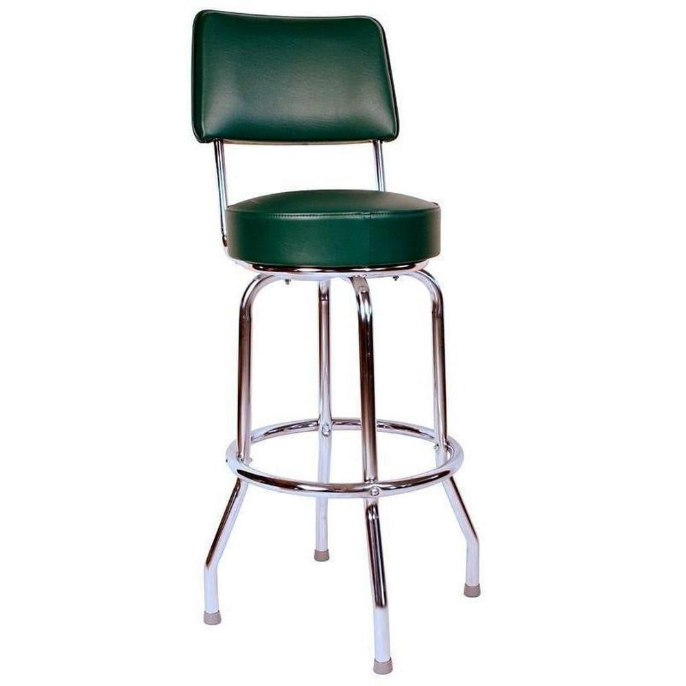 Single Ring Bar Stool with Back-Richardson Seating