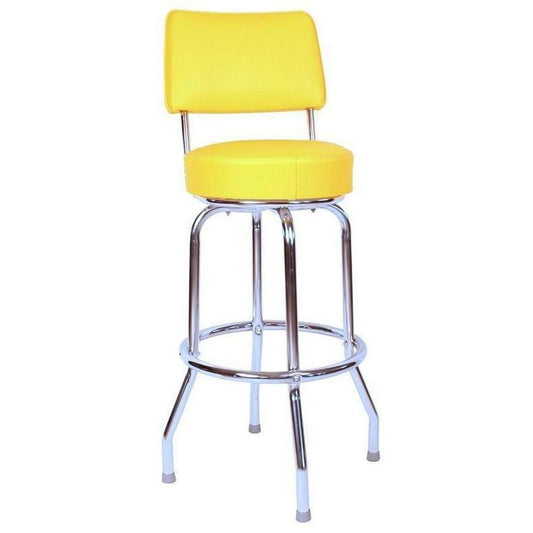 Single Ring Bar Stool with Back-Richardson Seating