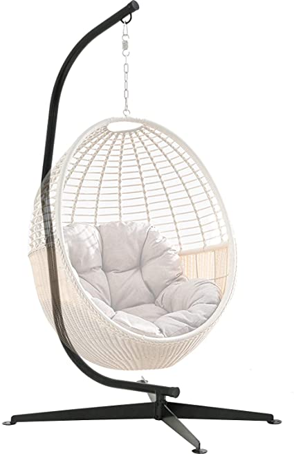 Looking for something different? Put a hanging chair in the bedroom