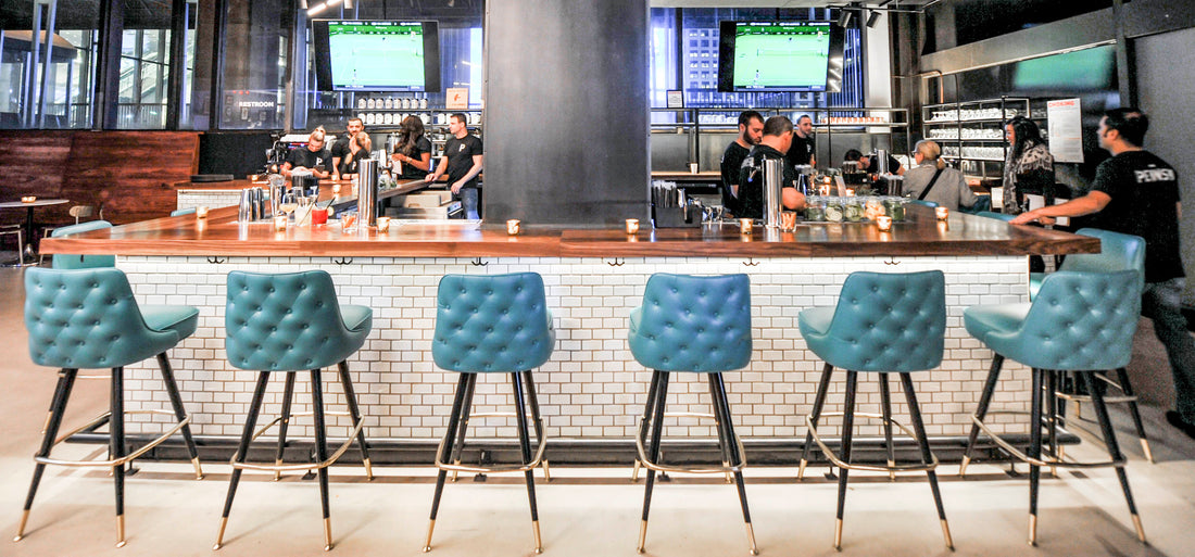 Pennsy Bar at Madison Square Garden with Richardson Stools