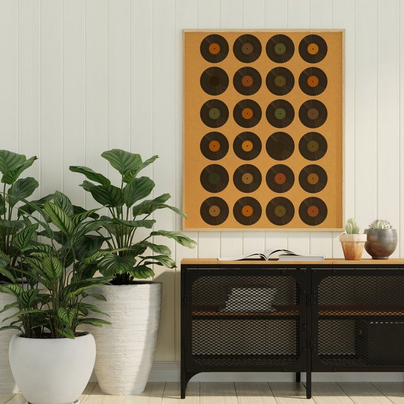 Seventies style decorating: Take inspiration from the Vinyl series to achieve it.