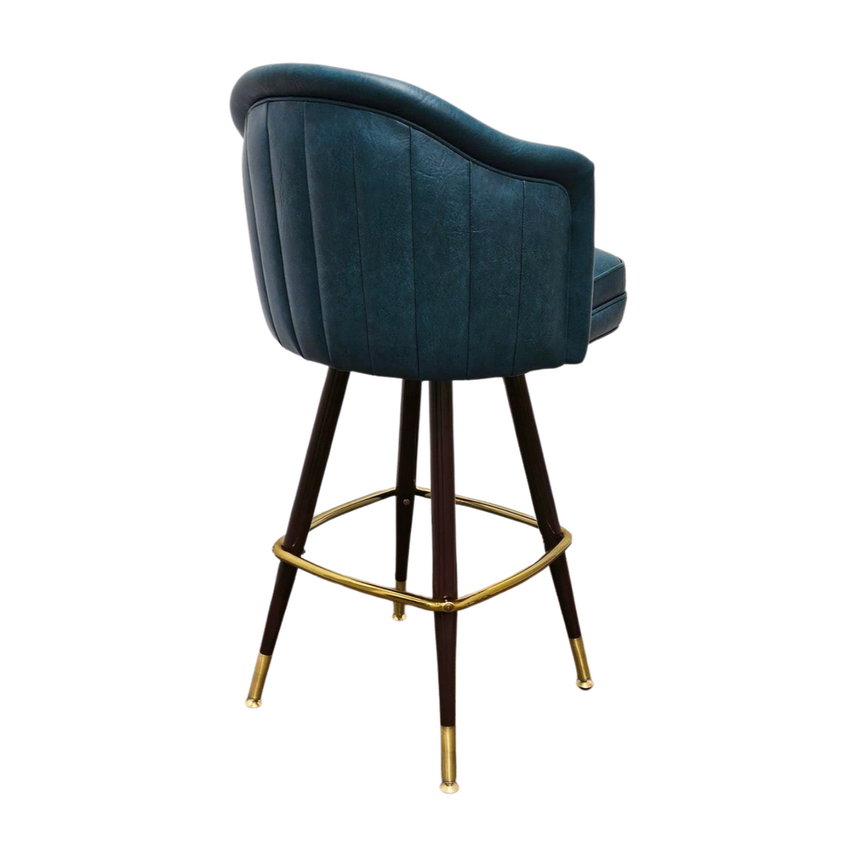 Deluxe Channel Back Bar Stool
