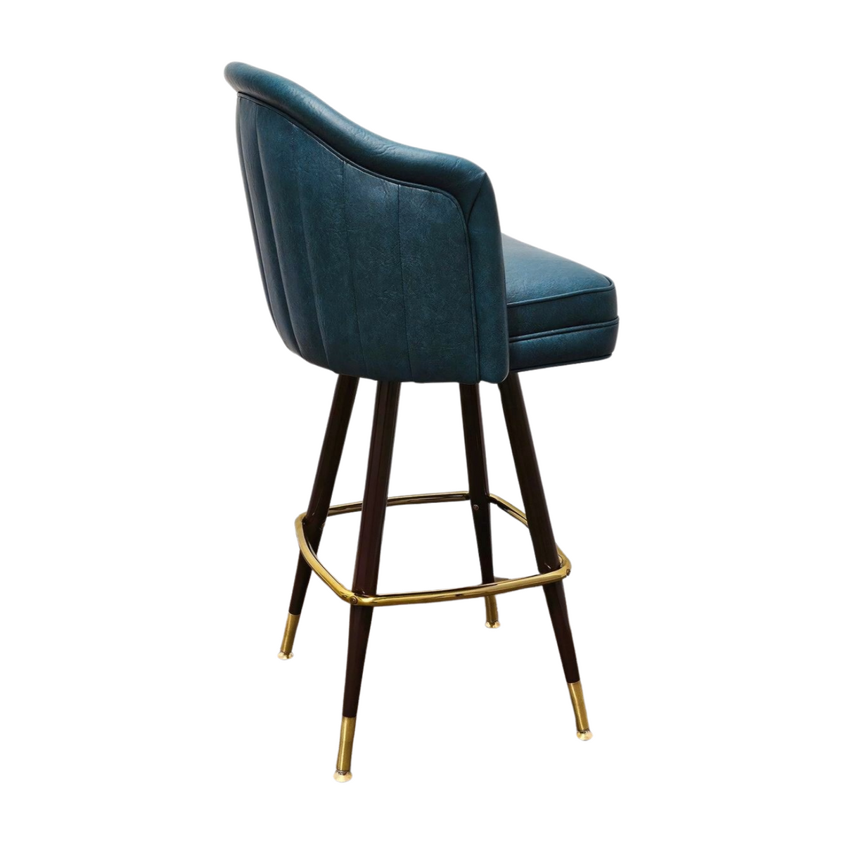 Deluxe Channel Back Bar Stool