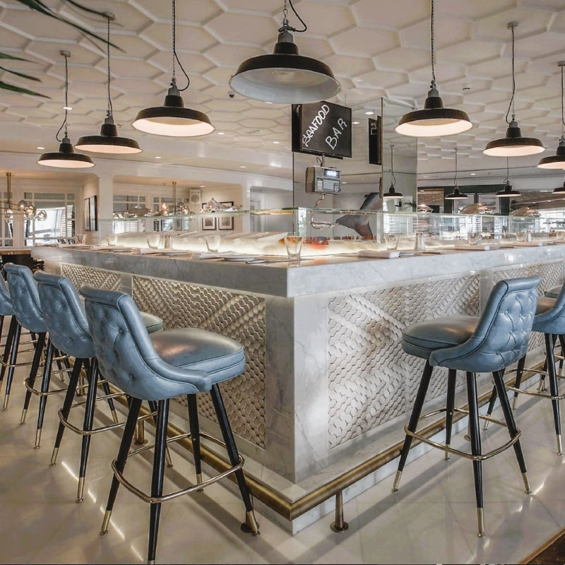 Signature Rolled Edge Stools