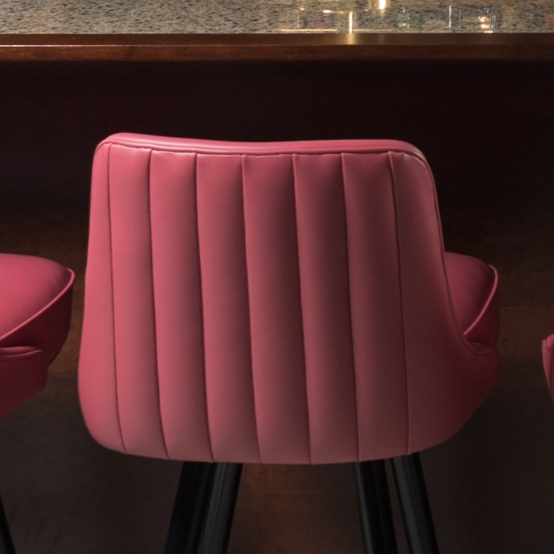Channel Back Bar Stool