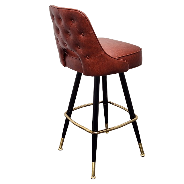 Outer Tufted Cut-Out Bucket Barstool - 2586