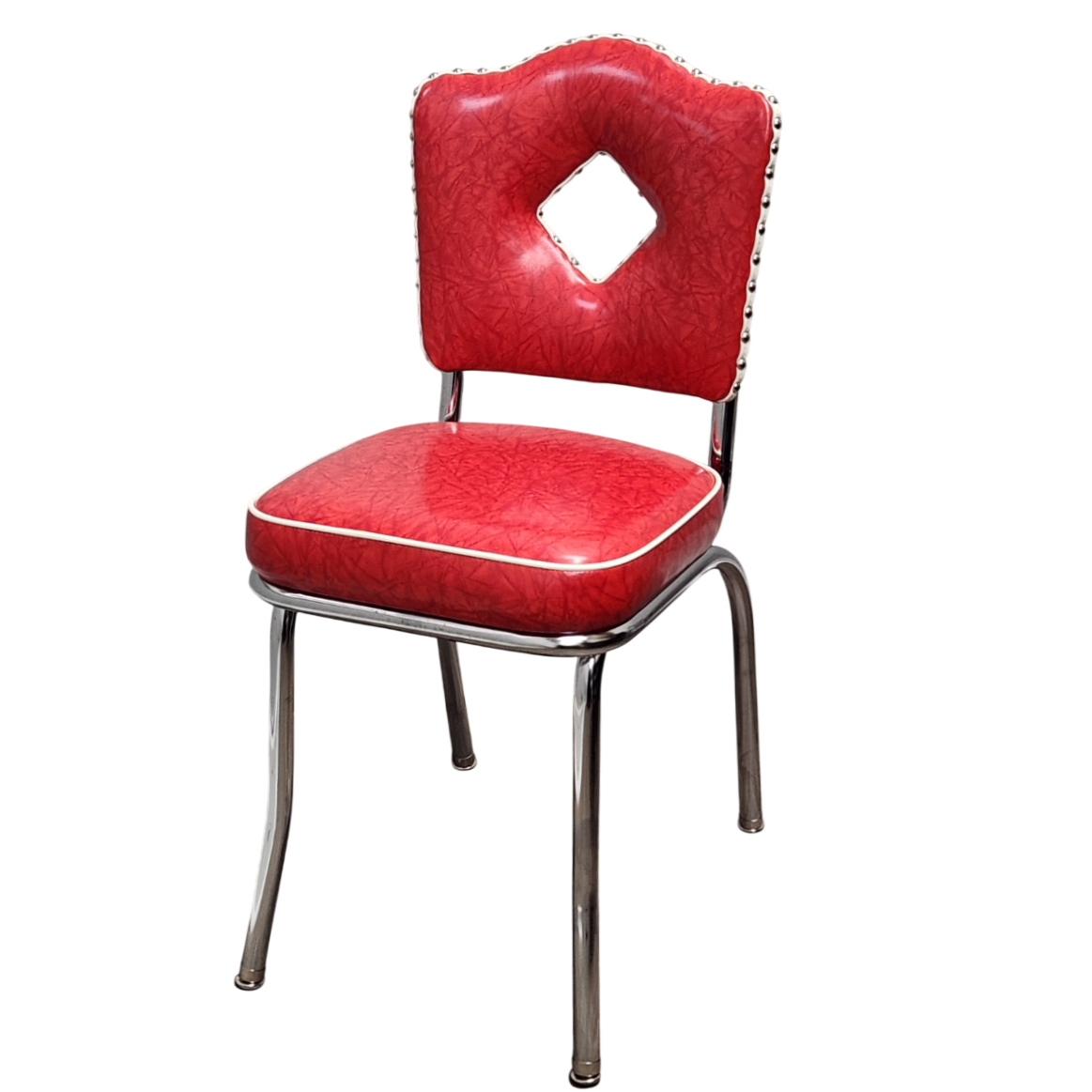 Diamond Cut High Back Diner Chair