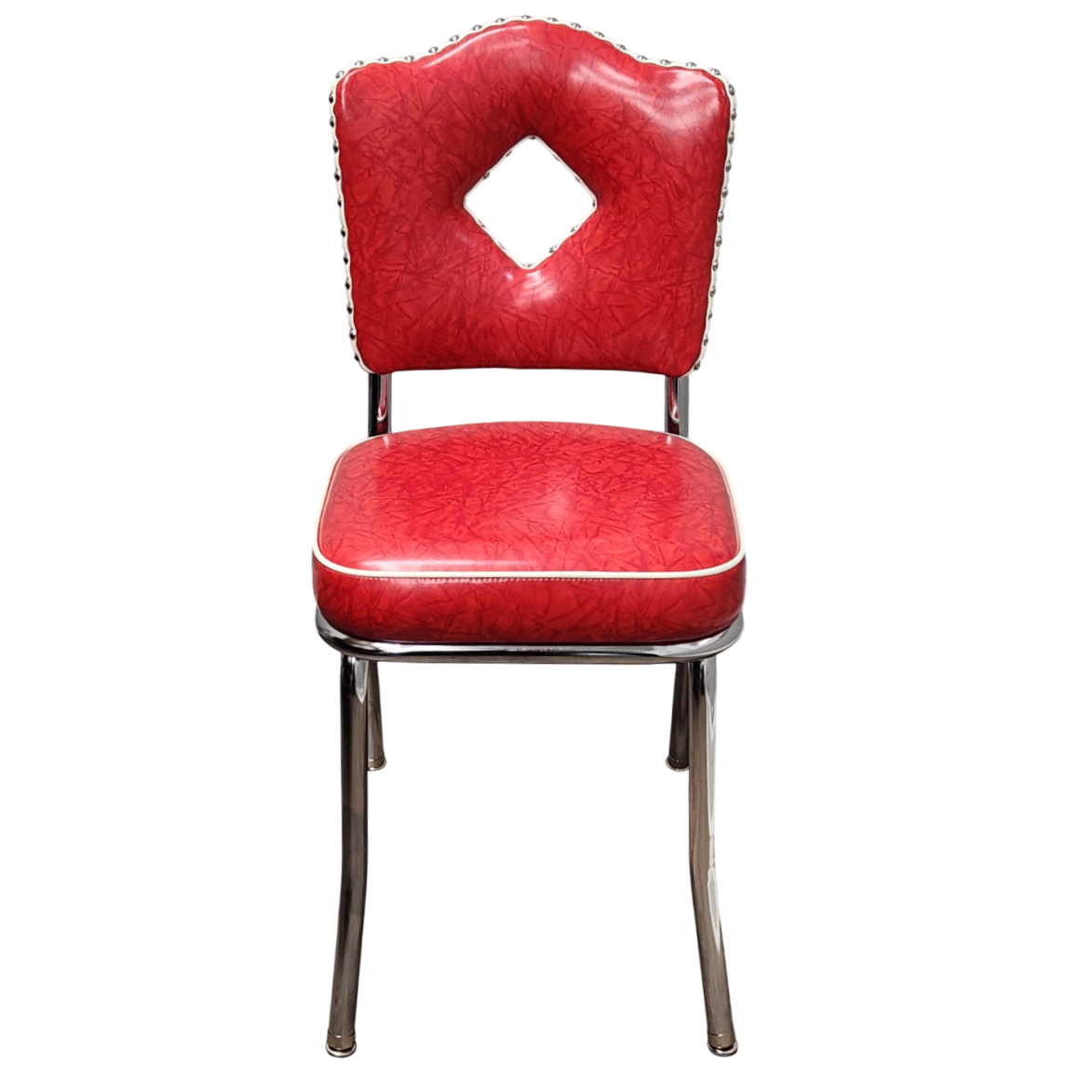Diamond Cut High Back Diner Chair