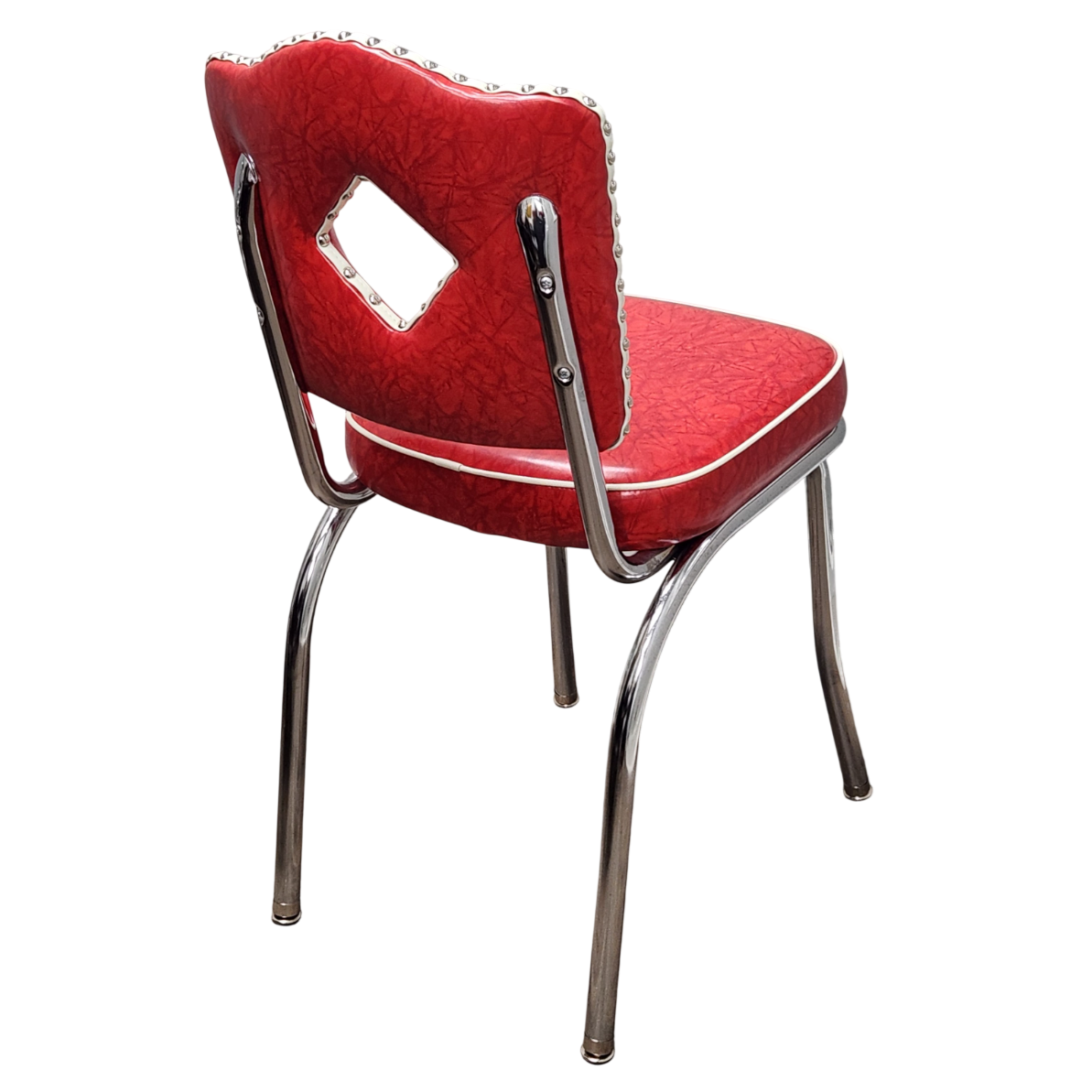 Diamond Cut High Back Diner Chair