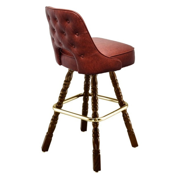 Outer Tufted Cut-Out Bar Stool
