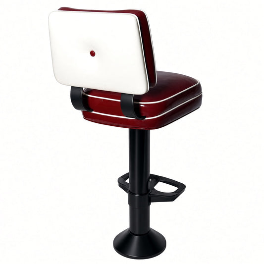 Button Back Bolt Down Stool
