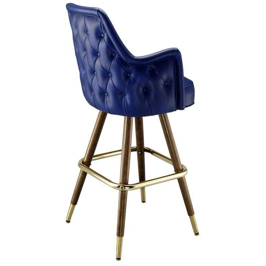 Button Tufted High Back Stool-Richardson Seating