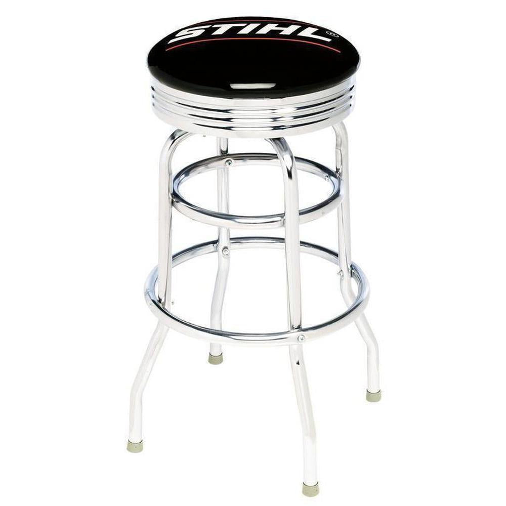 Chrome Logo Bar Stool - 1971-Richardson Seating