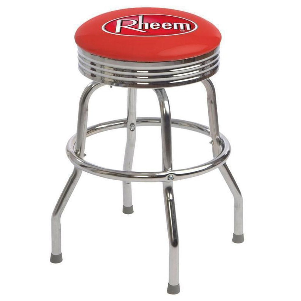 Chrome Logo Bar Stool - 1971-Richardson Seating