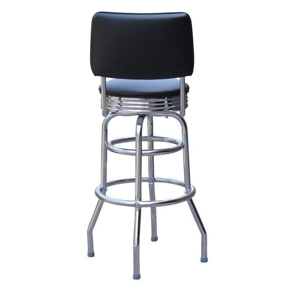 Double Ring Bar Stool with Back-Richardson Seating