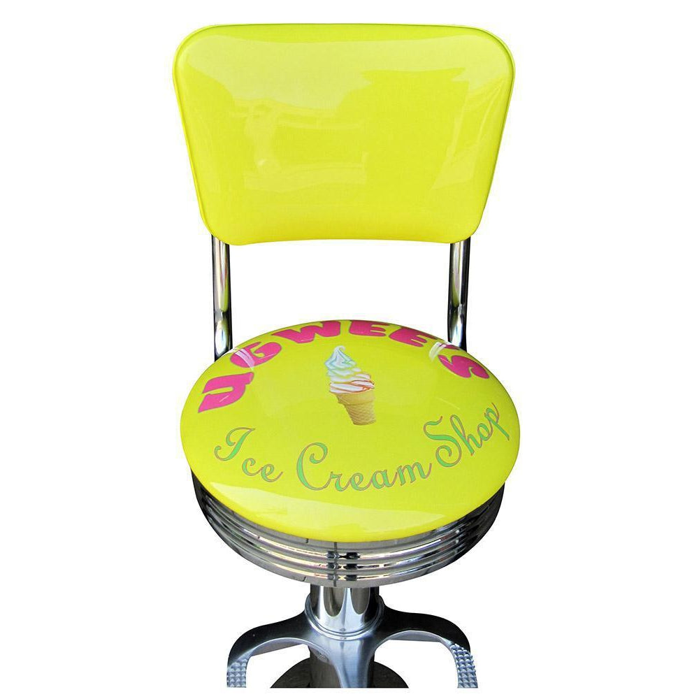 Floor Mounted Logo Bar Stool-Richardson Seating