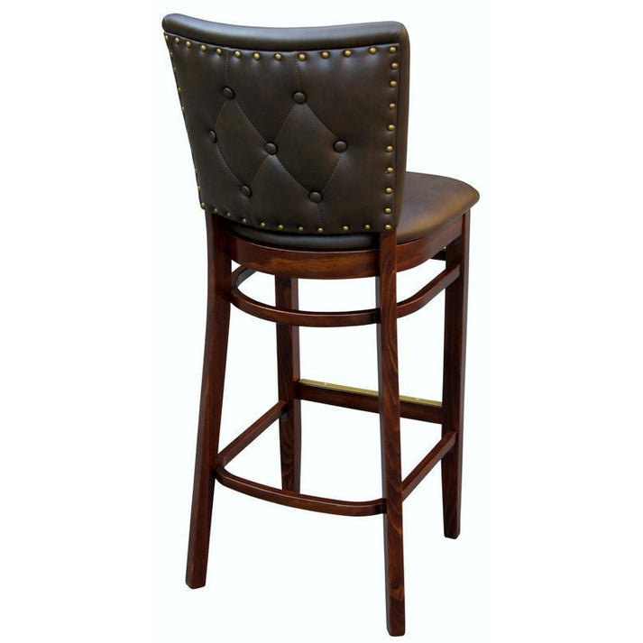 Drake Bar Stool Upholstered Wood Bar Stool Richardson Seating