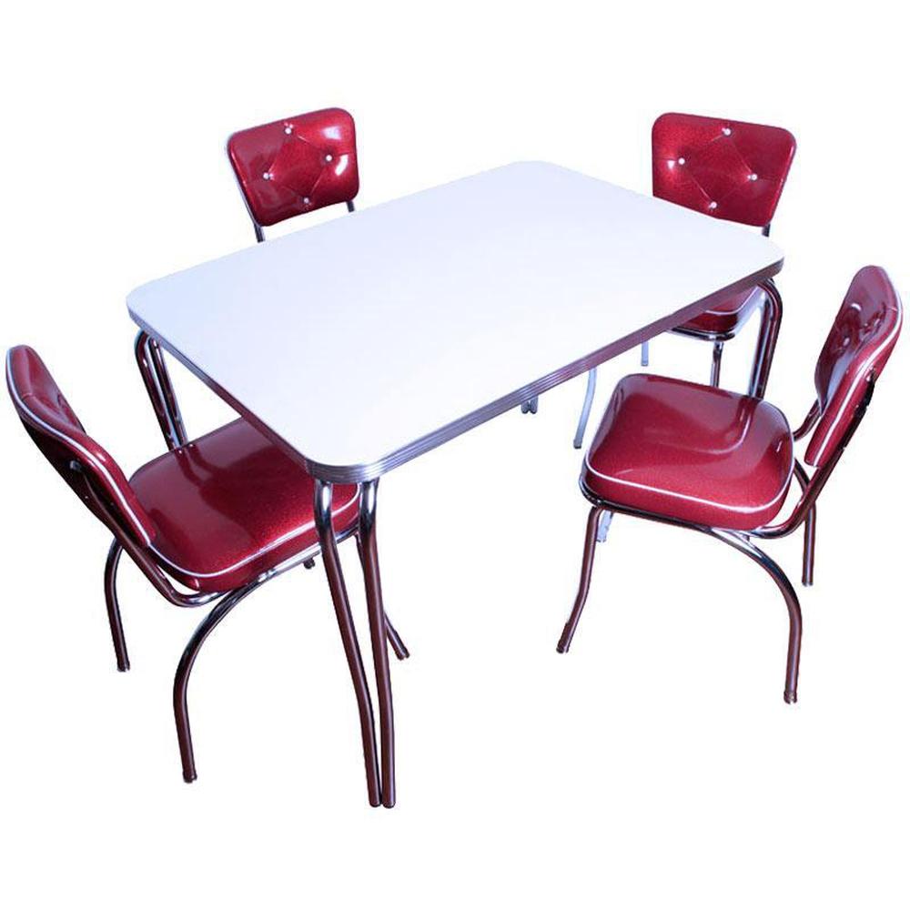Retro Table and Chair Set-Richardson Seating