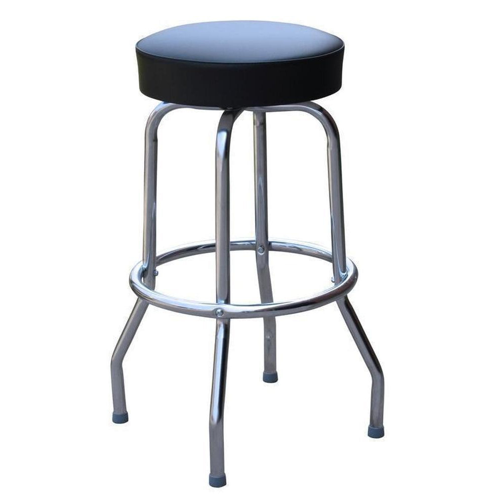 Chrome Single Ring Swivel Bar Stool -1950 – Richardson Seating